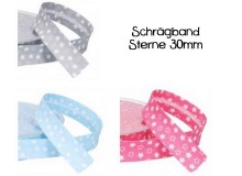 Schrägband Sternchen 30mm